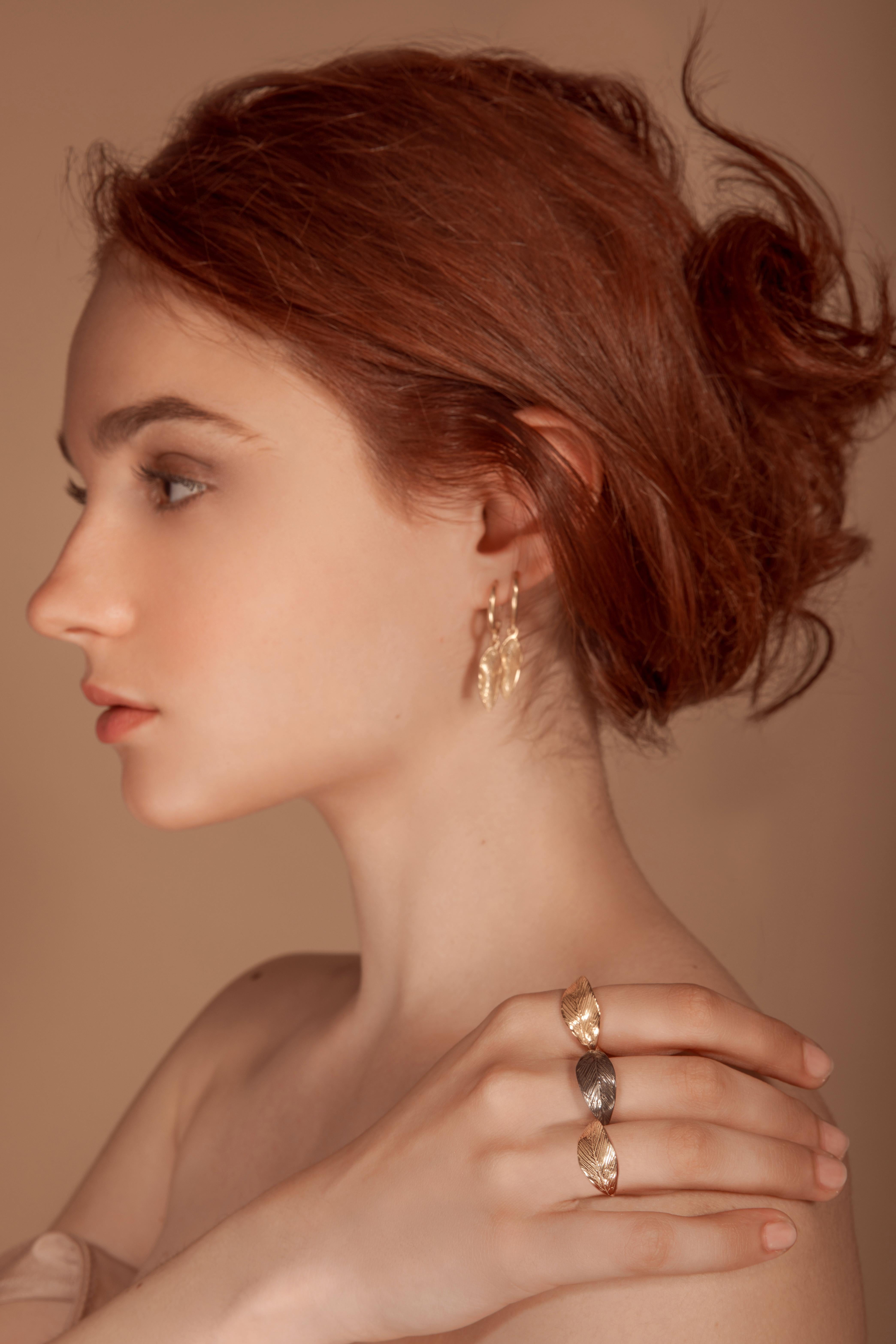 Giulia Barela Jewelry are wearable sculptures. They are limited editions and entirely handmade in Italy by selected goldsmiths in 24kt gold  using traditional Italian artisanal techniques.