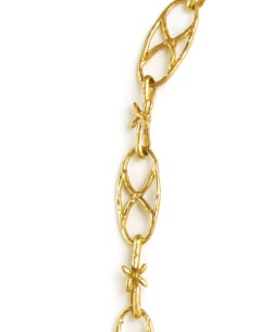 Giulia Barela 50's Gold Plated Bronze Necklace