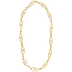 giulia barela jewelry Giulia Barela 50
s Gold Plated Bronze Necklace