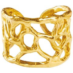 Giulia Barela Africa  Gold Plated Bronze Ring