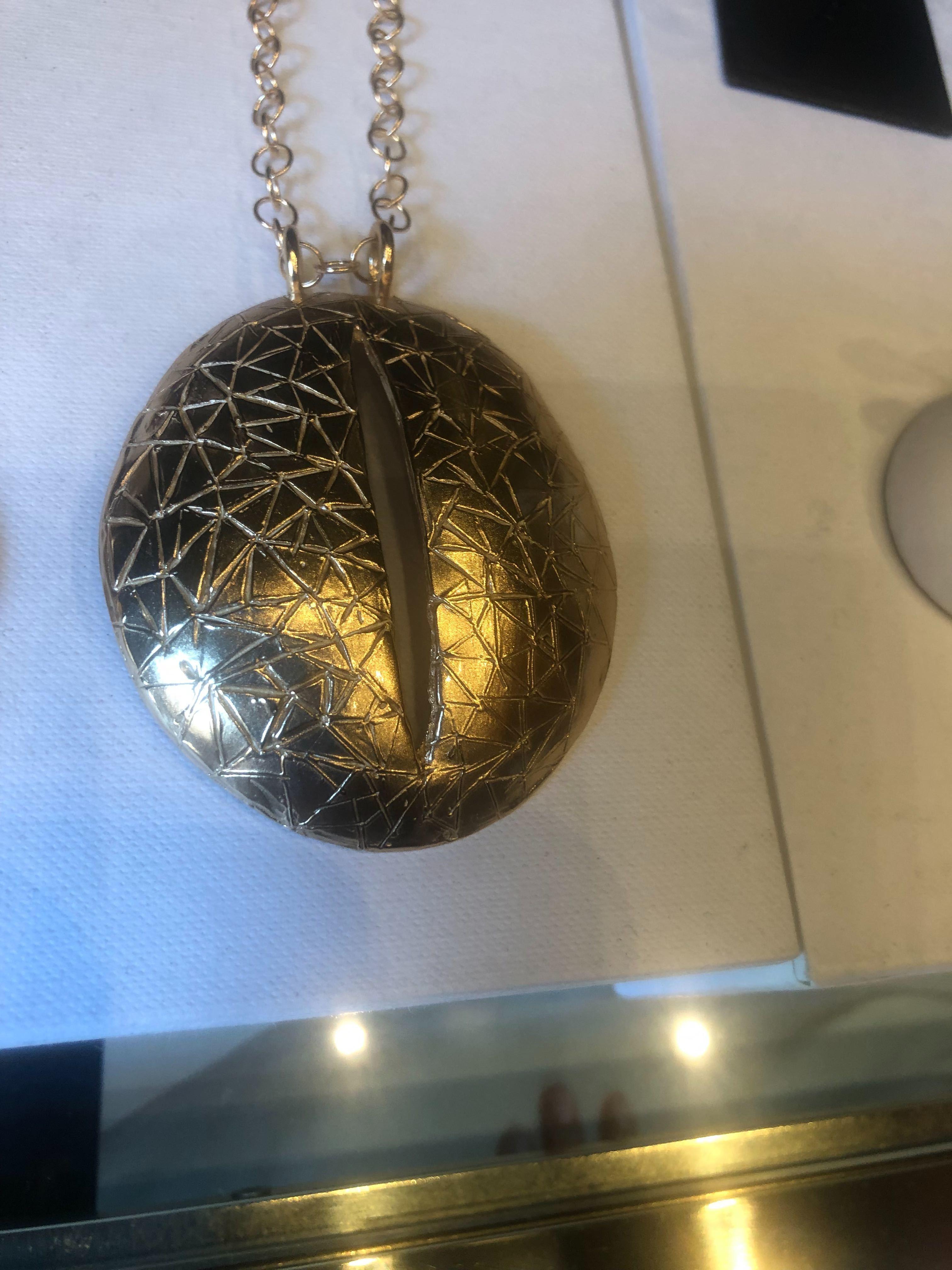 big gold pendant