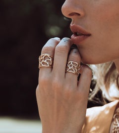 Giulia Barela Jewelry Africa Ring 18 Karat Gold