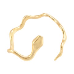 Giulia Barela Jewelry Coil Cuff 18 Karat Gold
