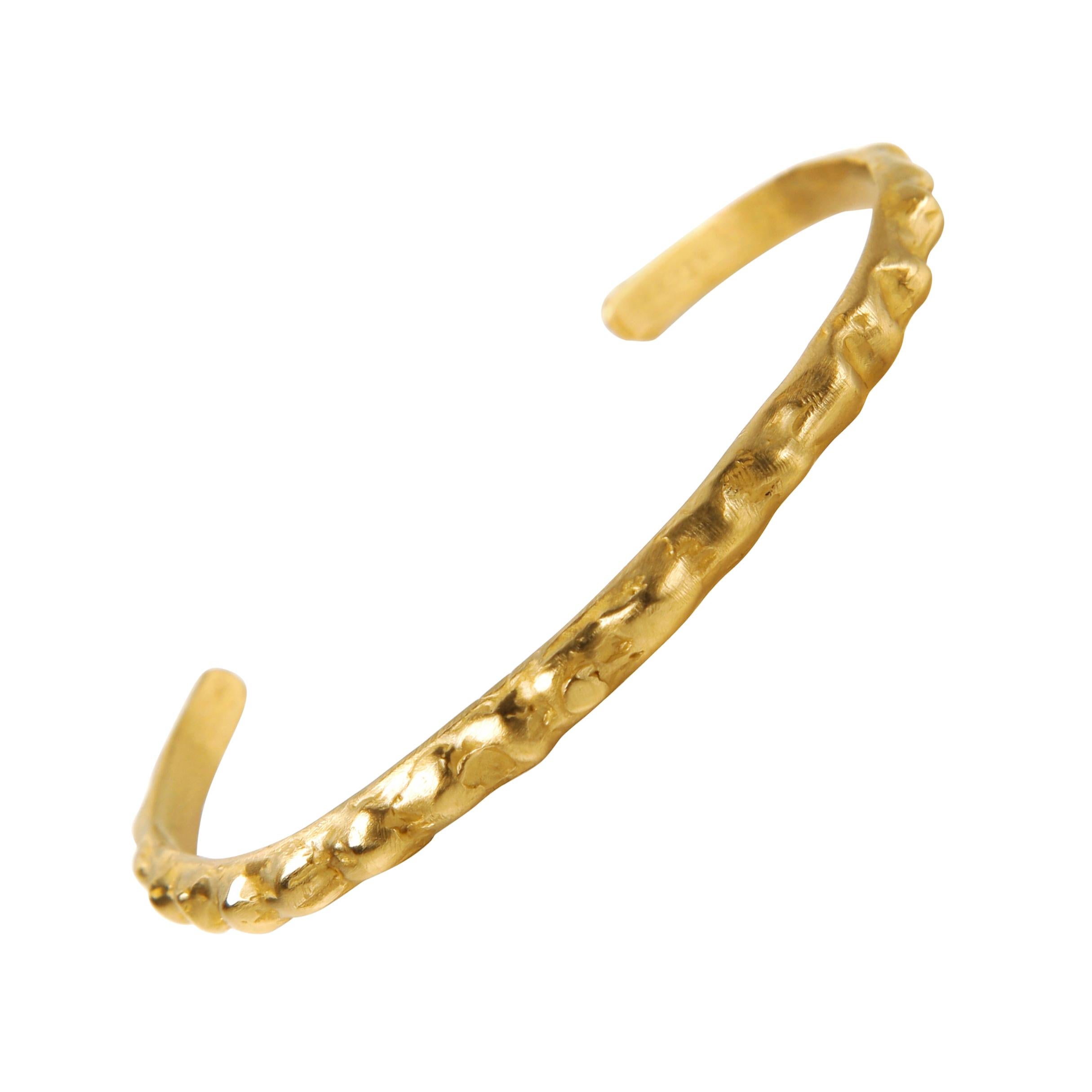 Giulia Barela Jewelry Crestina Bracelet 18 Karat Gold For Sale
