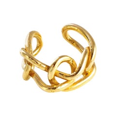 Giulia Barela Jewelry Knot Light Ring 18 Karat Gold