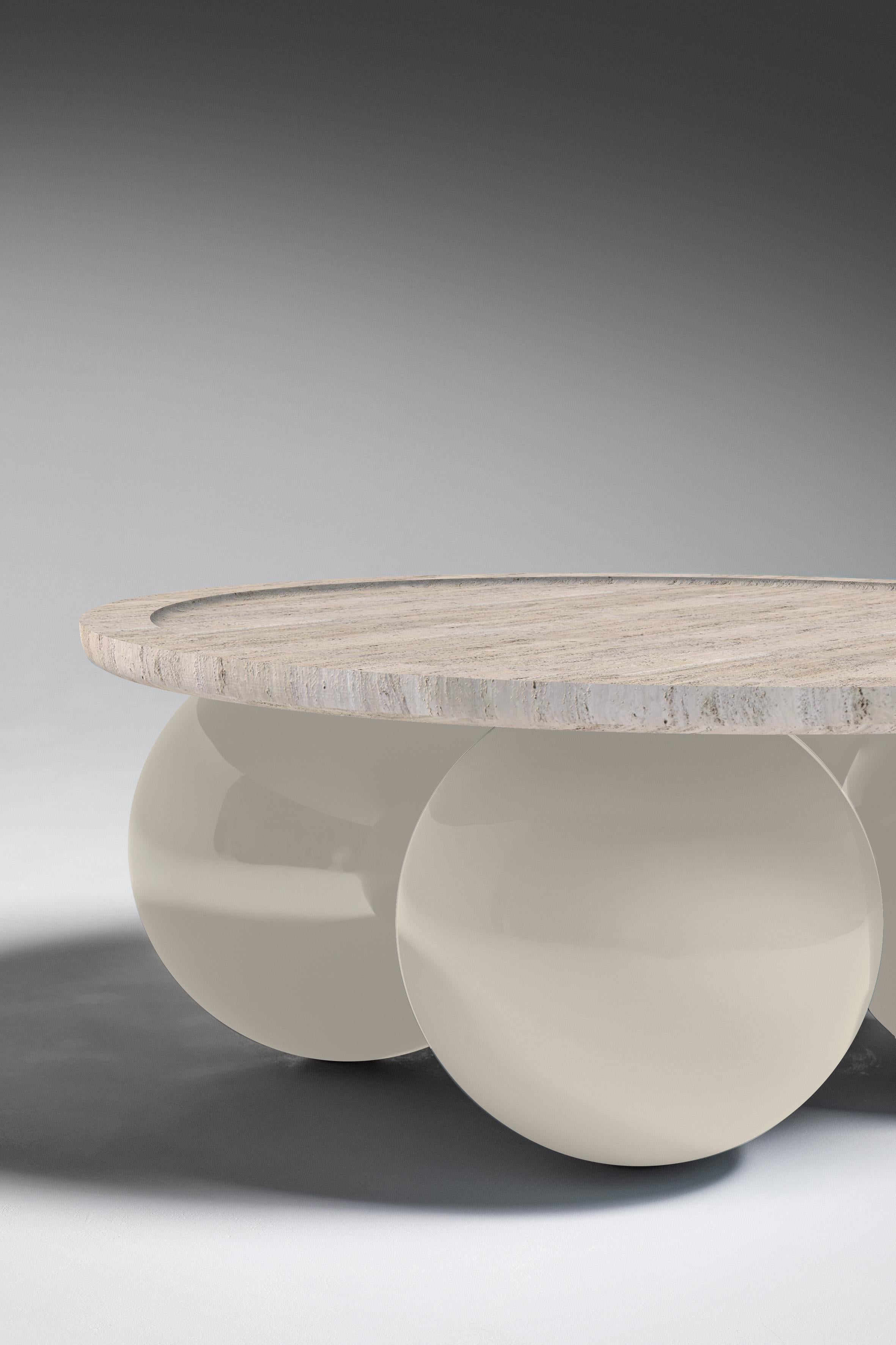 round stone coffee table