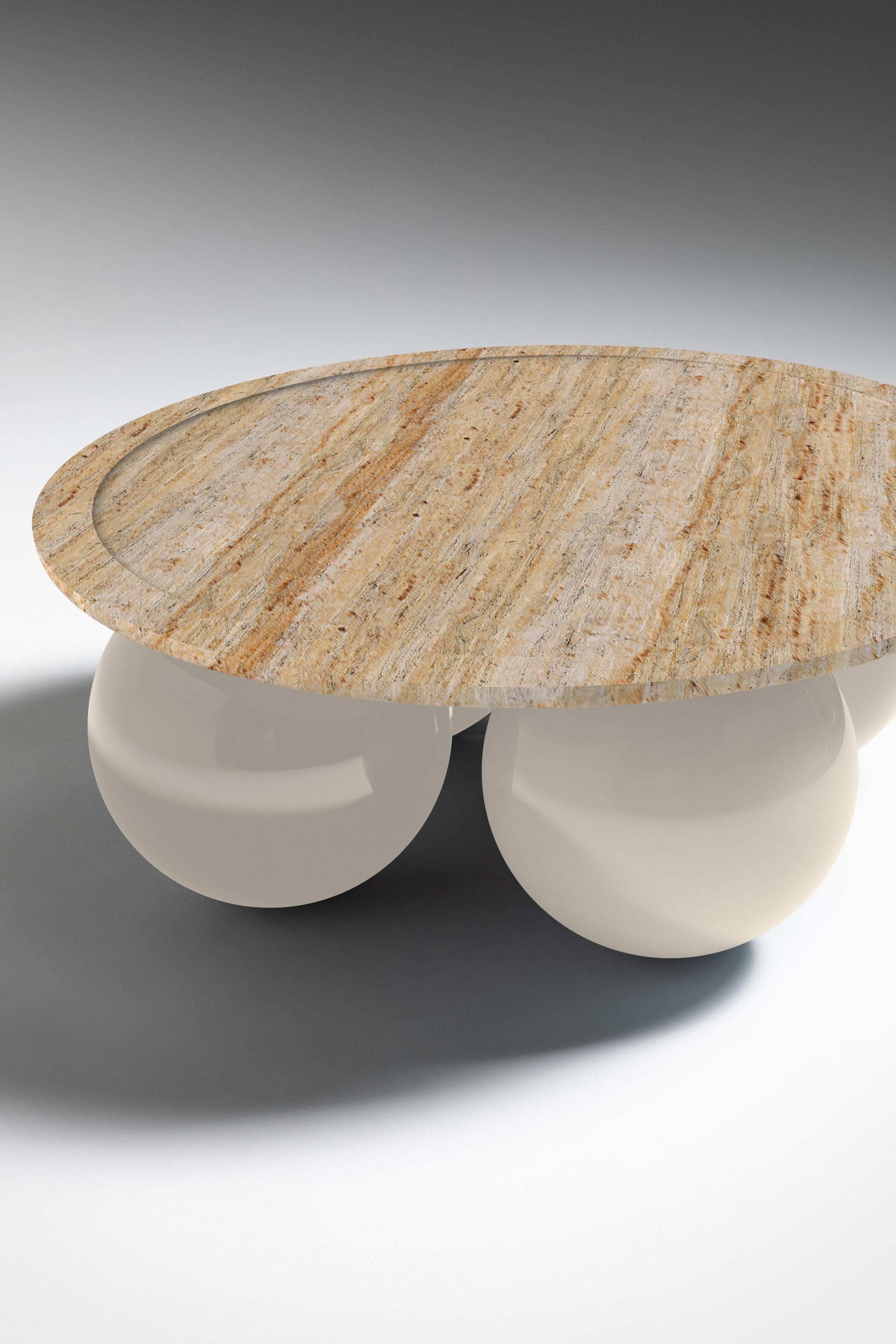 Postmoderne Table basse Giulia par Le Berre Vevaud en vente