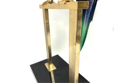 Giulia Mangani Loro de porcelana adornado con oro de 24 quilates