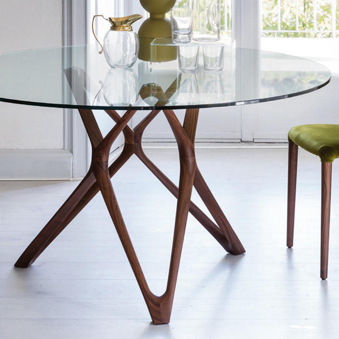 Hand-Crafted Giulia Round Table For Sale