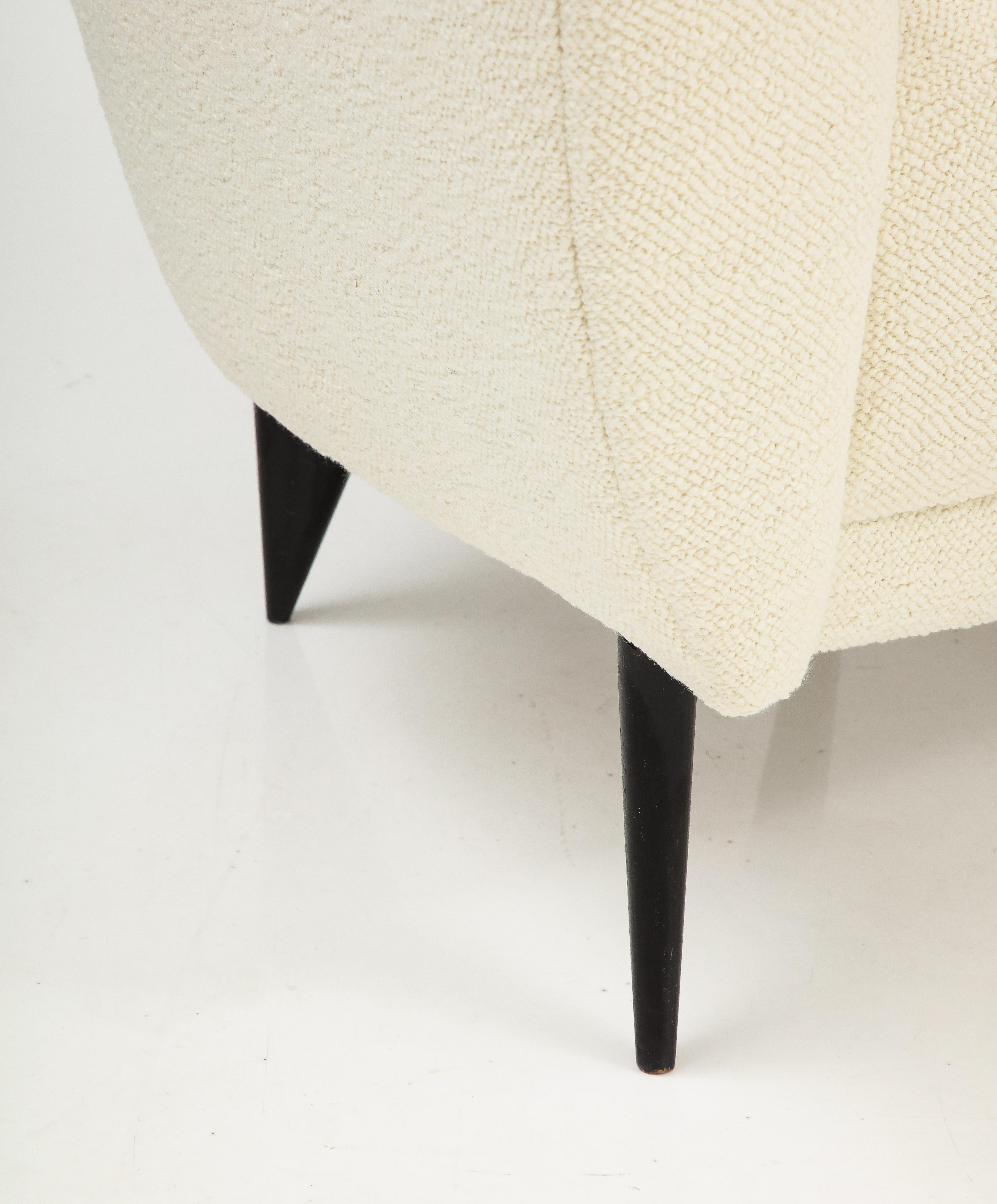 Mid-20th Century Giulia Veronesi for ISA Bergamo Pair of  'Perla' Armchairs / Lounge Chairs  For Sale