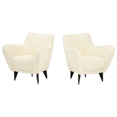 Paire de Giulia Veronesi pour ISA Bergamo  Fauteuils / Chaises longues 'Perla