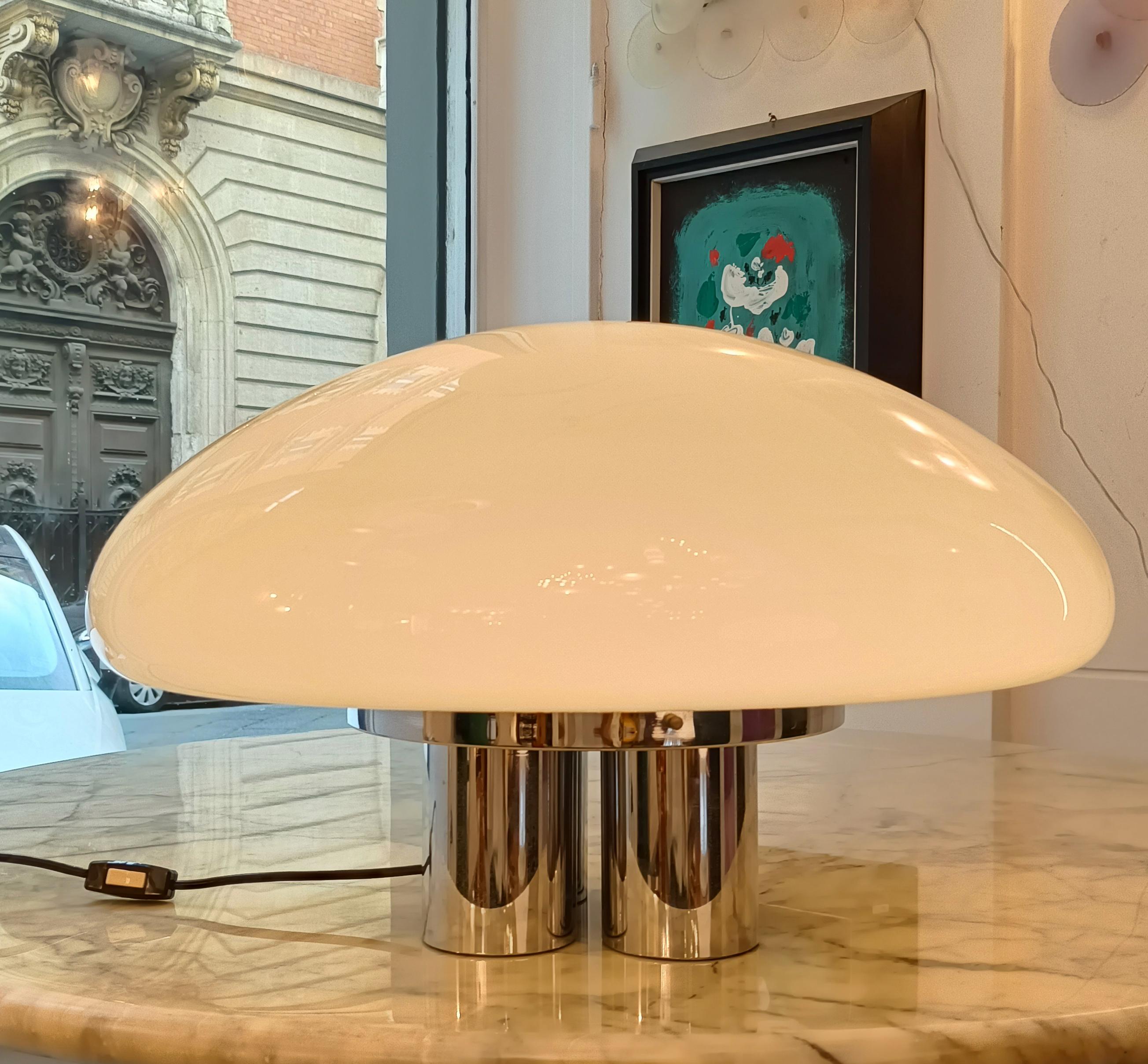 Giuliana Gramigna y Sergio Mazza para Quattrifolio Lámpara de mesa 'Magnolia Metal en venta