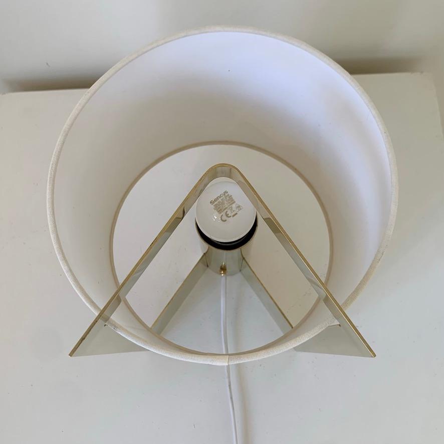 Giuliana Gramigna Pair of Elegant Brass Table Lamp, circa 1970, Italy. For Sale 10