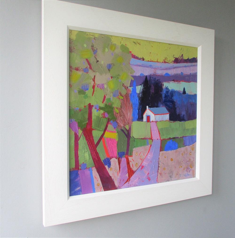 Cottage Path - Painting by Giuliana Lazzerini