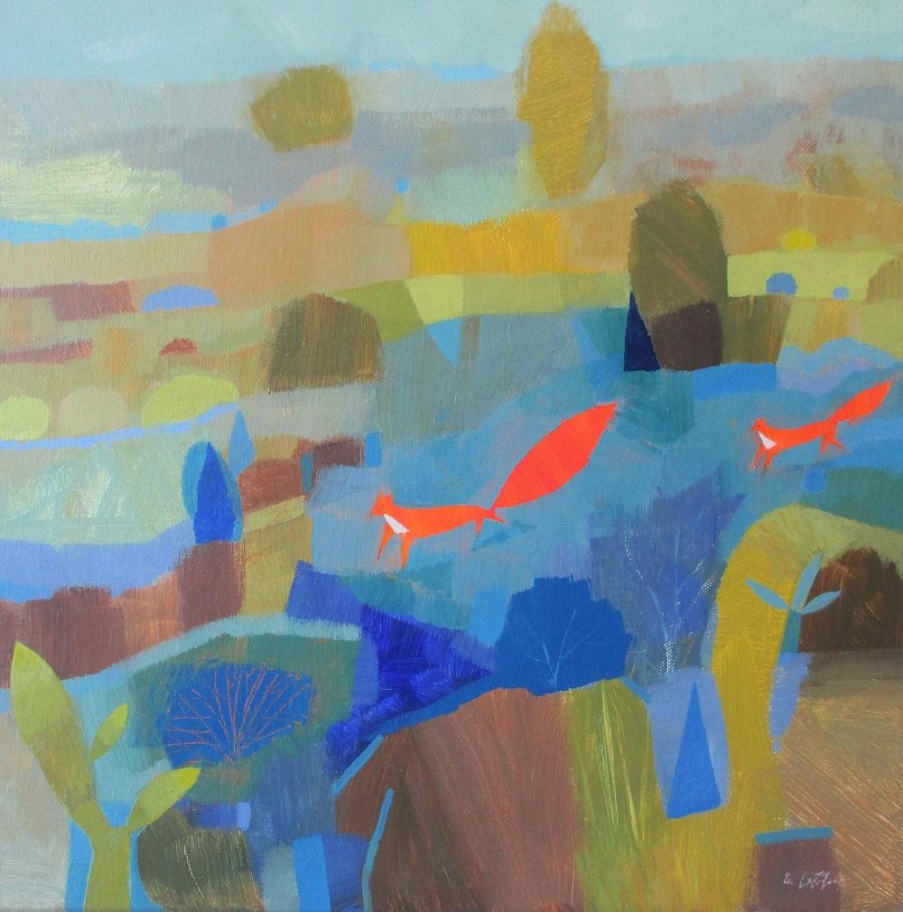 Giuliana Lazzerini Landscape Painting - Follow Me