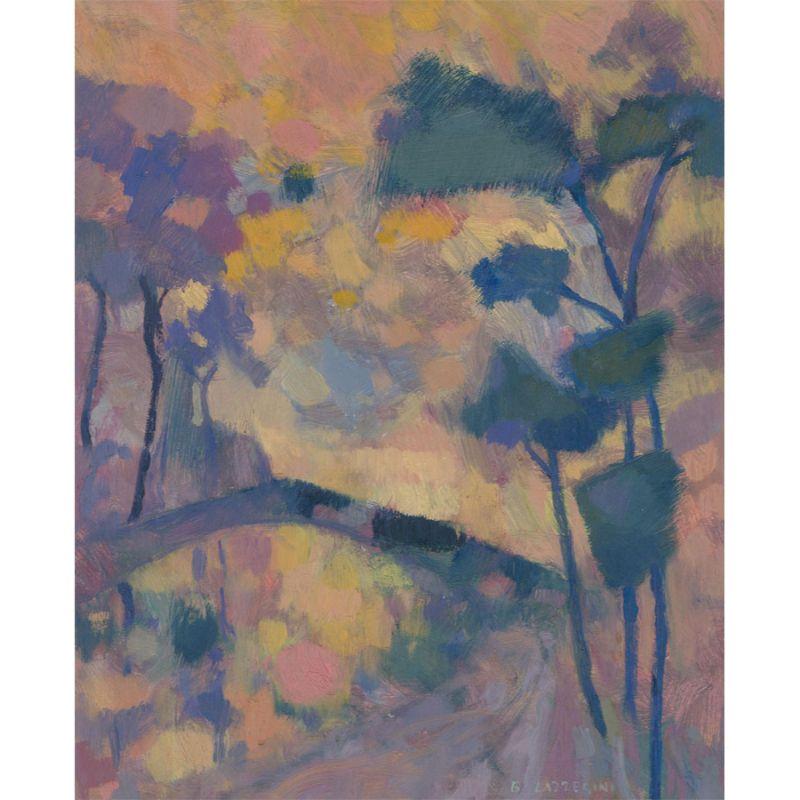 Giuliana Lazzerini (n.1951) - Óleo contemporáneo, Ponte del Principe en venta 1
