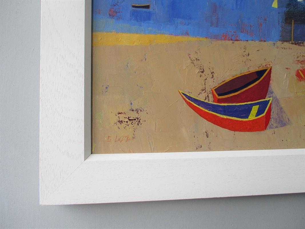 Night Sails - Impressionist Painting by Giuliana Lazzerini