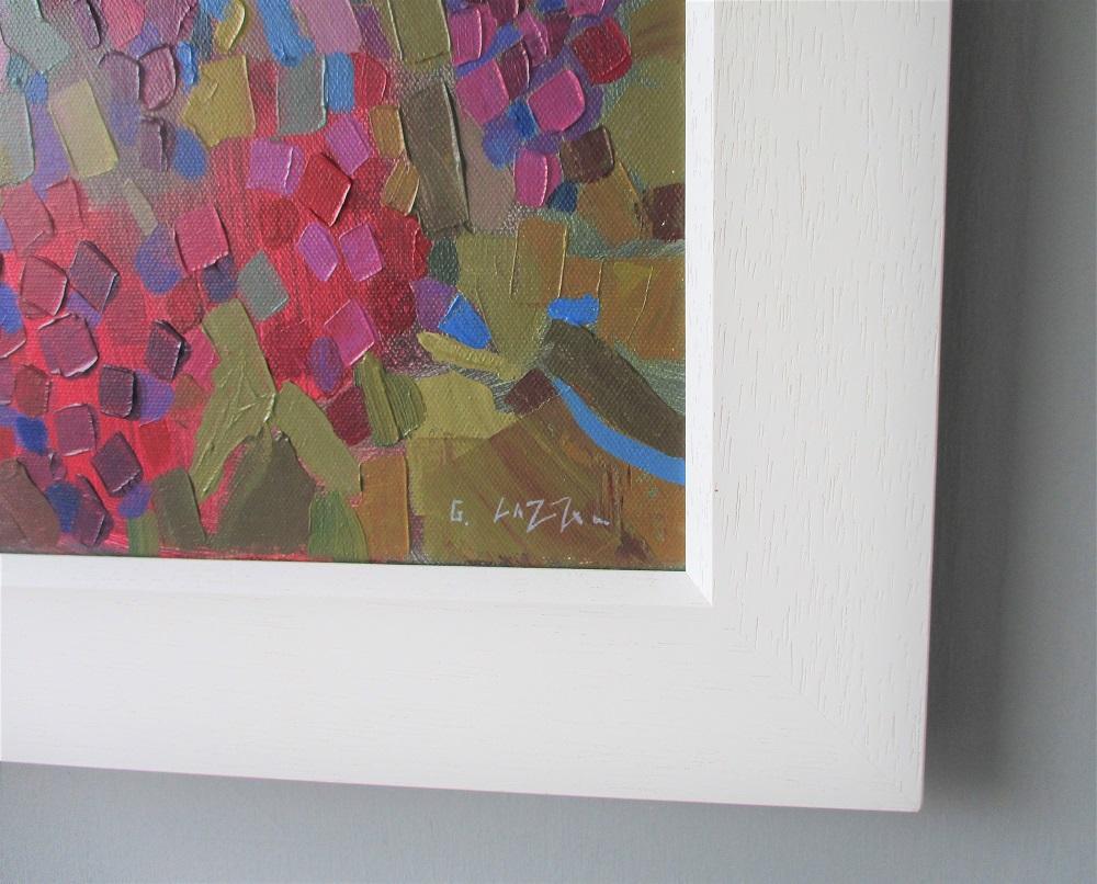 Vineyards Tuscany and Cottage Paths Diptych - Impressionist Painting by Giuliana Lazzerini