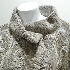 Giuliana Teso 1980er Chinchilla- und Lammfelljacke