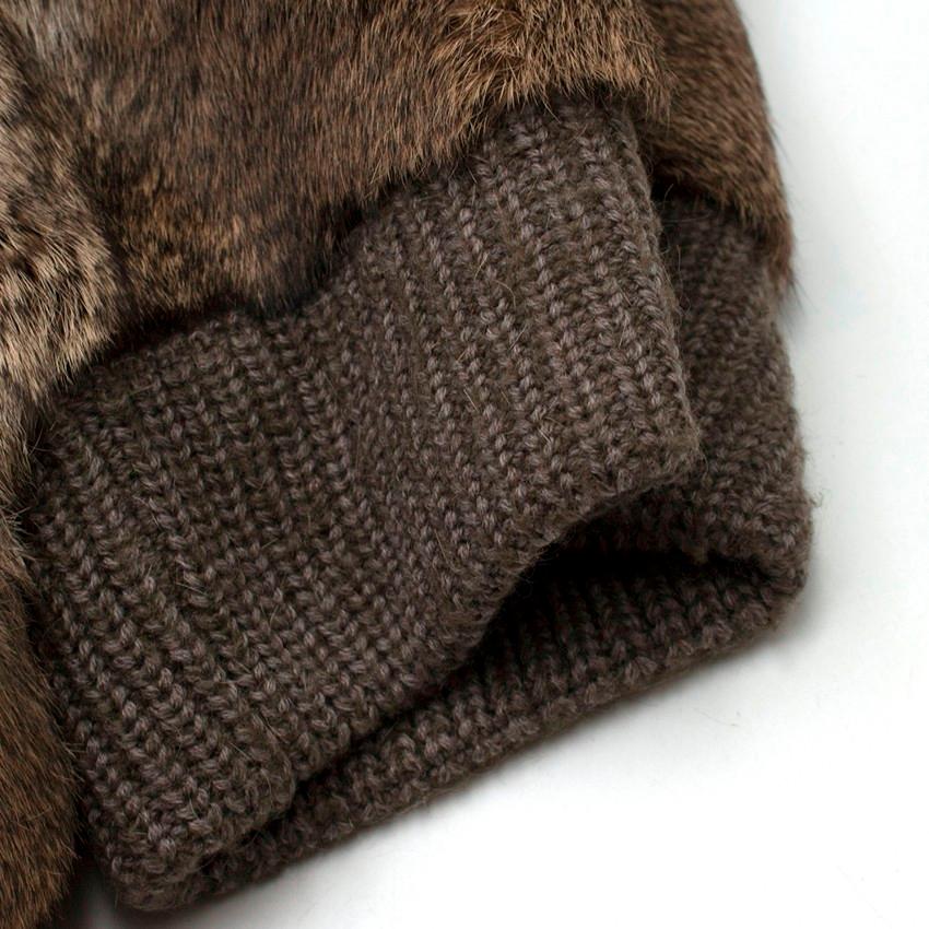 Women's Giuliana Teso Rabbit Fur Coat - Size US 6 For Sale