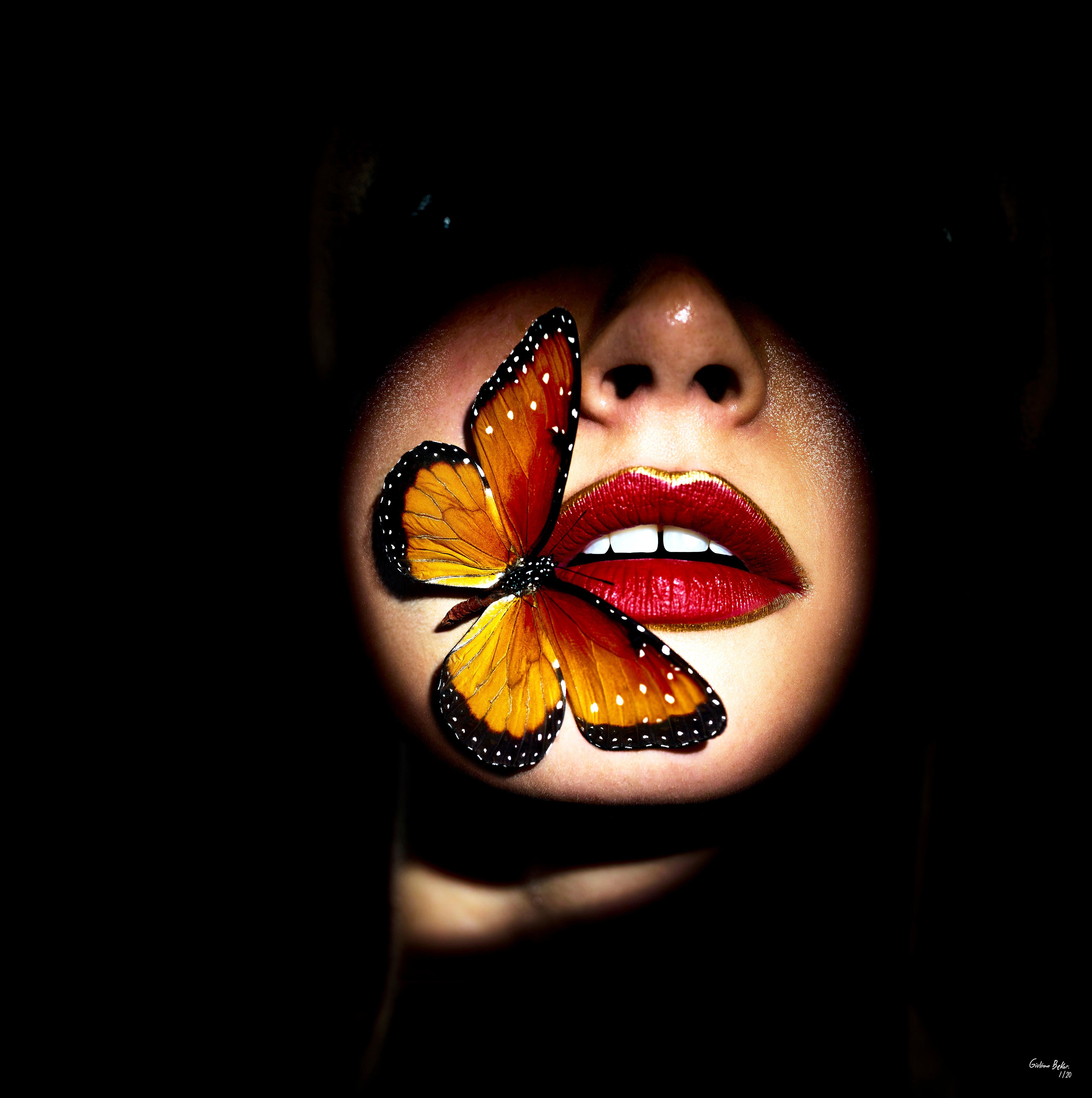 "Mariposa 40" Fotografía 24" x 24" en Edición 1/24 de Giuliano Bekor