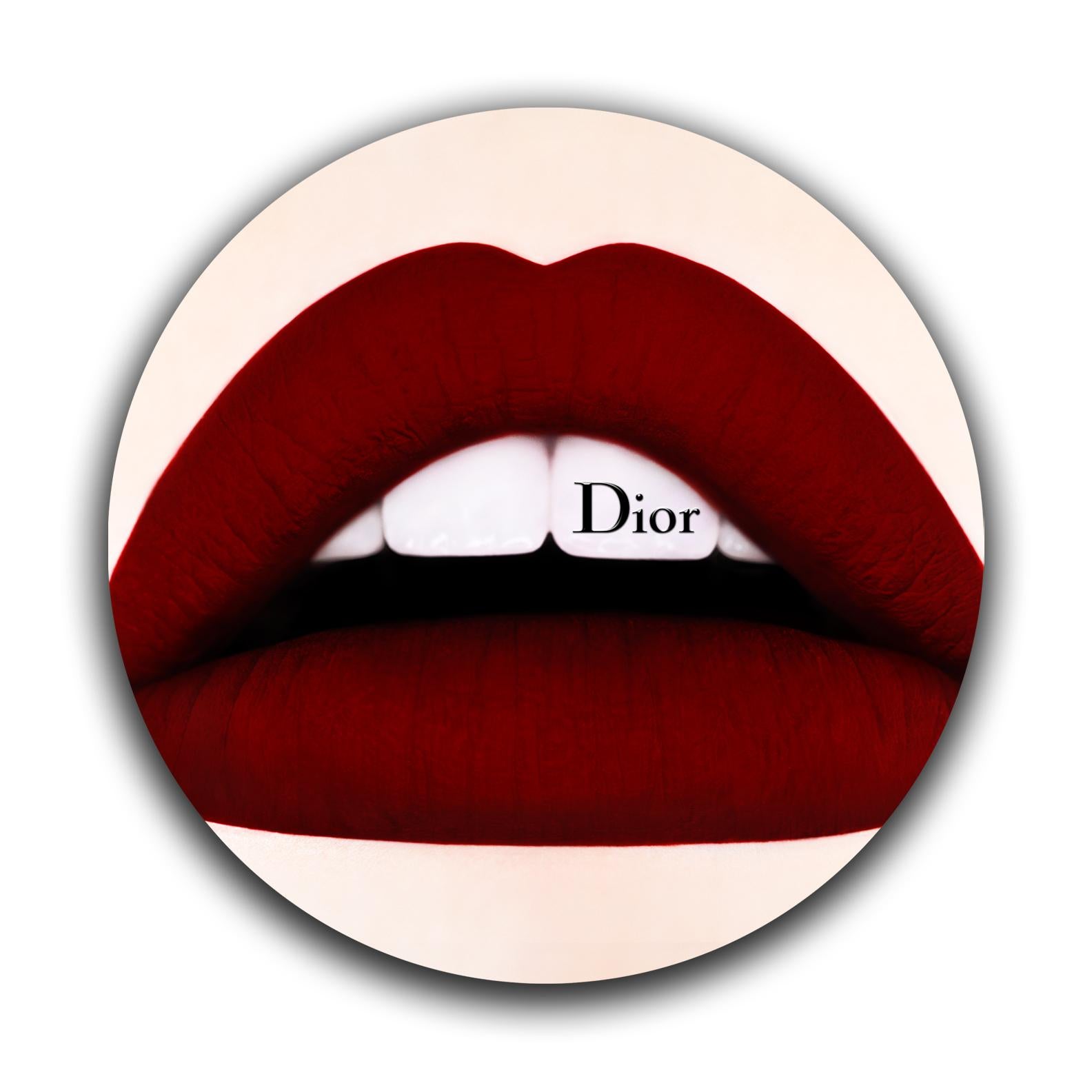 Photographie figurative "DIOR Lips" D24" Ed. of 12 by Giuliano Bekor