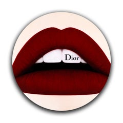 "DIOR Lips" Figurative Photography D24" Ed. of 12 by Giuliano Bekor