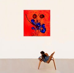 "Echoes 5" Fotografia astratta 40" x 40" pollici Edizione 3/20 di Giuliano Bekor