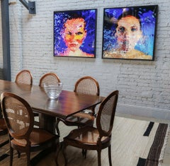 "Emulsión 8" Fotografía de Retrato 40'x40' pulgadas Edición de 10 por Giuliano Bekor