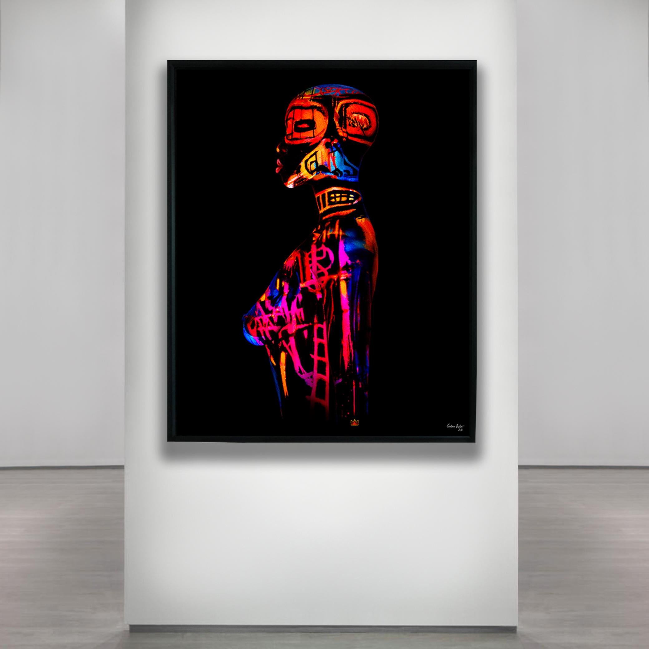 «JM Basquiat-GB1 » Photographie (FRAMÉE) 50