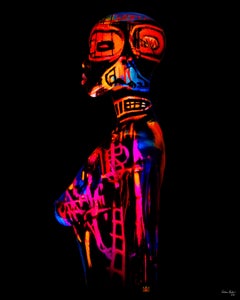 "JM Basquiat-GB1" Photography (FRAMED) 50" x 40" inch Ed. of 8 by Giuliano Bekor
