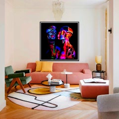 "JM Basquiat-GB10" Photography 48" x 48" inch Ed. 1/8 by Giuliano Bekor