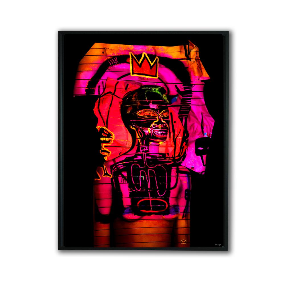 «JM Basquiat-GB4 » Photographie (FRAMÉE) 50