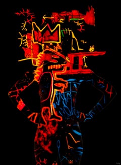 "JM Basquiat-GB5" Photography 66" x 48" inch Edition of 8 by Giuliano Bekor