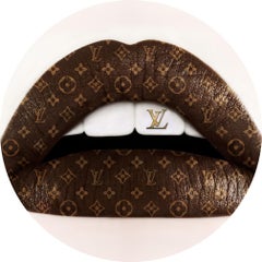 "LIPS - Louis Vuitton L2" Photography 24" D Ed. of 12 by Giuliano Bekor