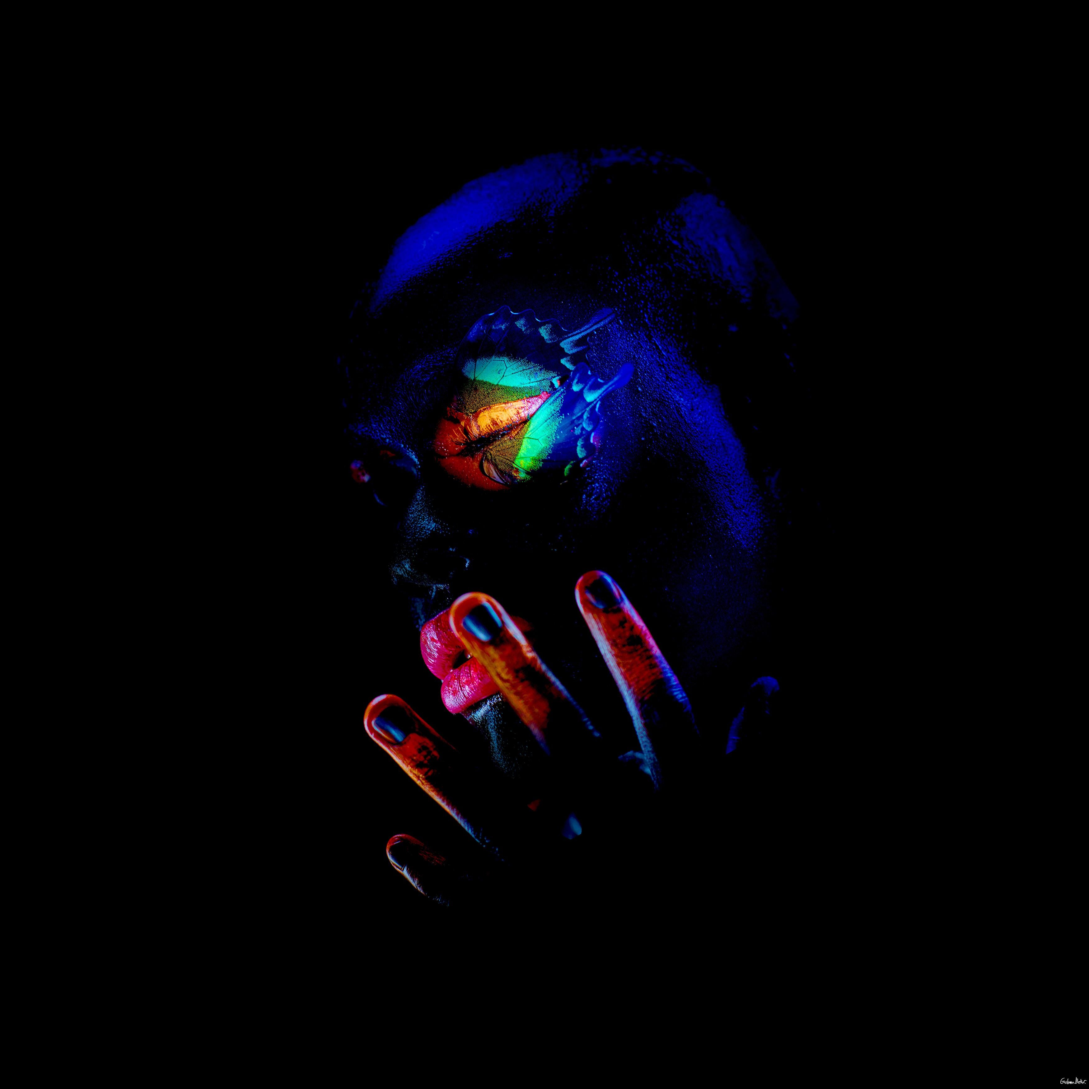 "M21A" Photographie abstraite 48" x 48" pouces Edition 1/10 par Giuliano Bekor