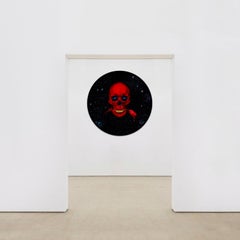 "Teschio SKRT-LED Trasparente ROSSO" Fotografia 50 "D Edizione 3/8 di Giuliano Bekor