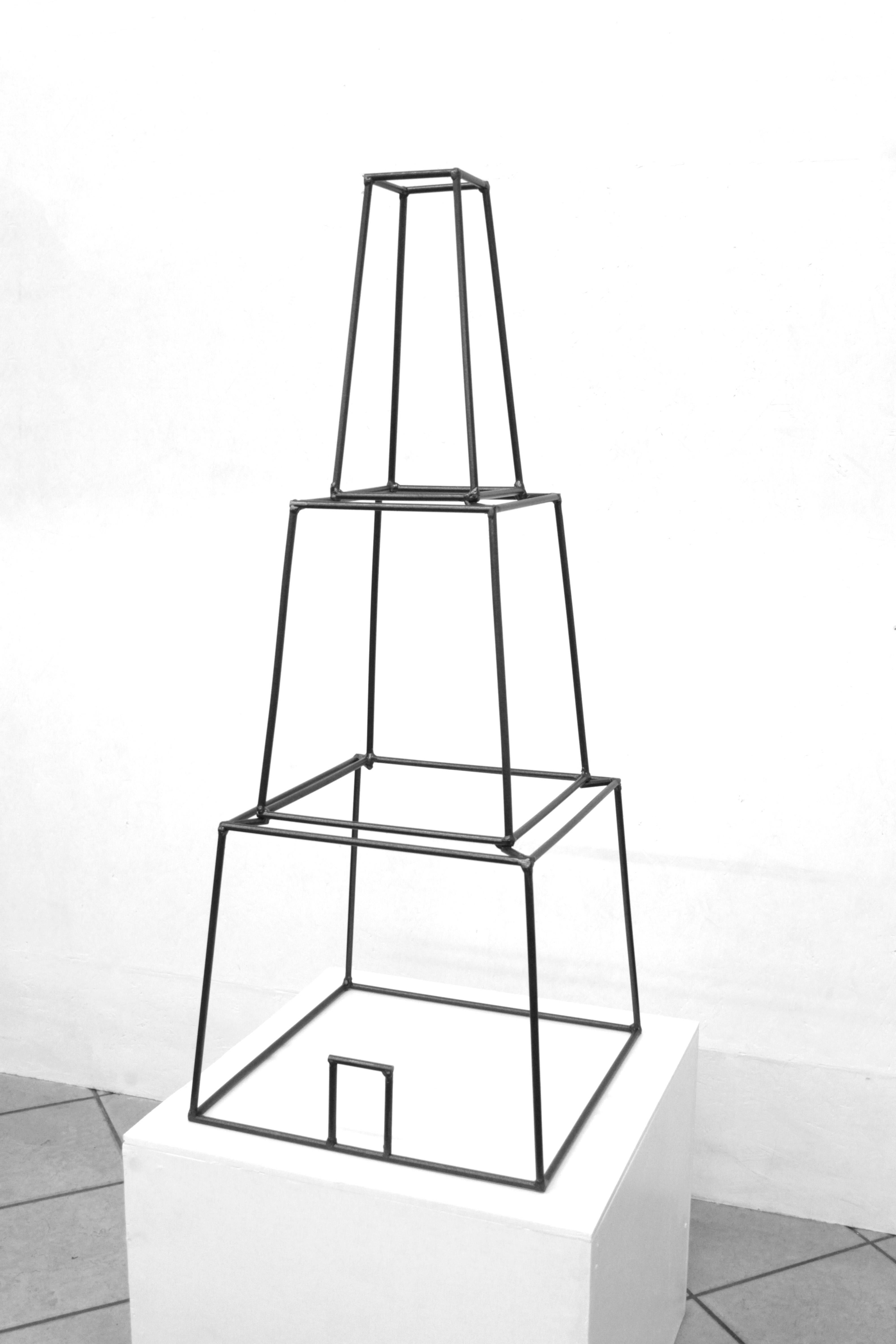 Ziggurat Tower - Sculpture by Giuliano Cataldo Giancotti