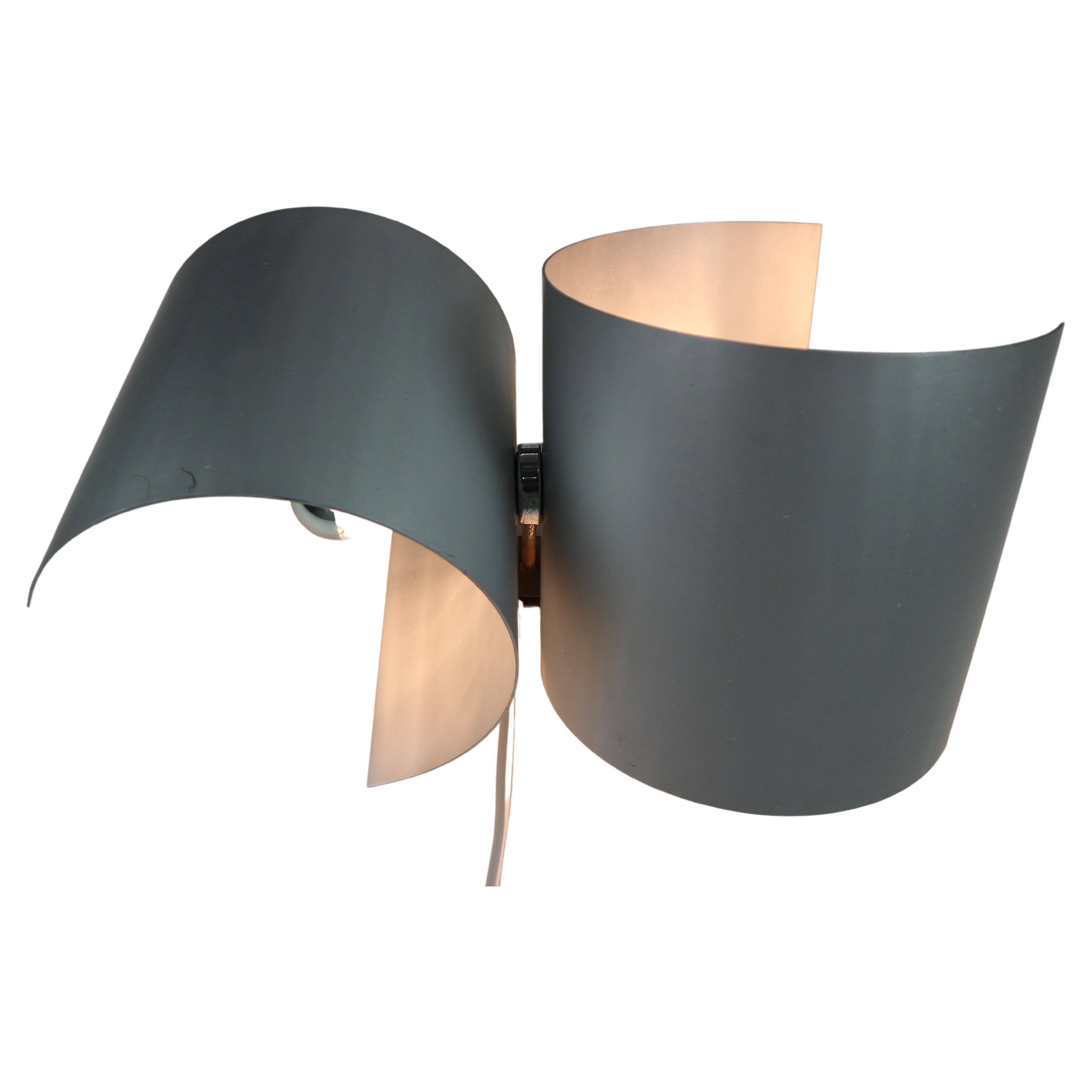 Giuliano Cesari Silver Wall Adjustable Lamp for Nucleo Sormani, 1960 Italy