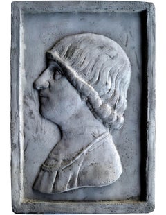 GIULIANO DE MEDICI MORTAR BAS-RELIEF end 20th Century