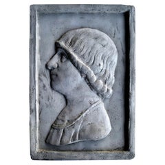 GIULIANO DE MEDICI MORTAR BAS-RELIEF end 20th Century