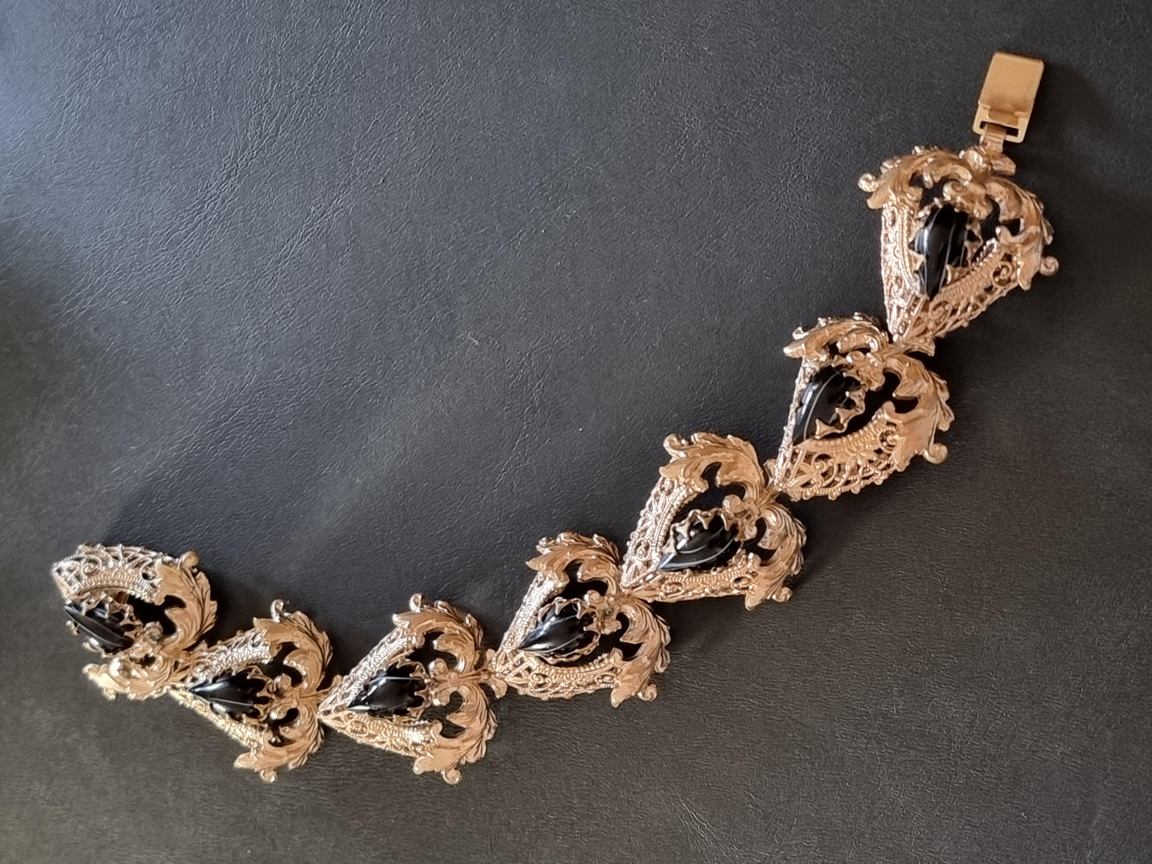 Giuliano FRATTI Milan, magnificent old BRACELET, vintage from the 50s For Sale 6