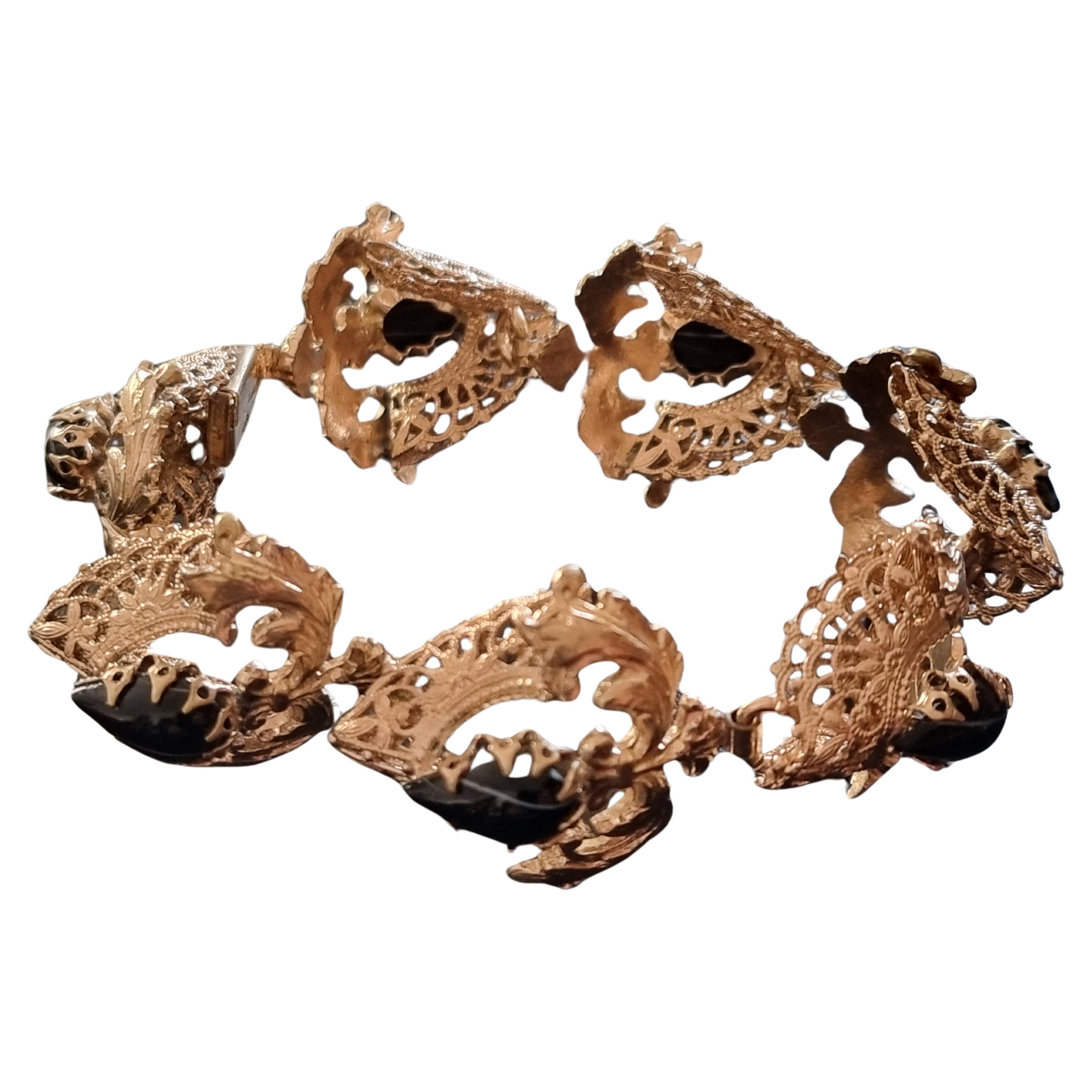 Giuliano FRATTI Milan, magnificent old BRACELET, vintage from the 50s For Sale