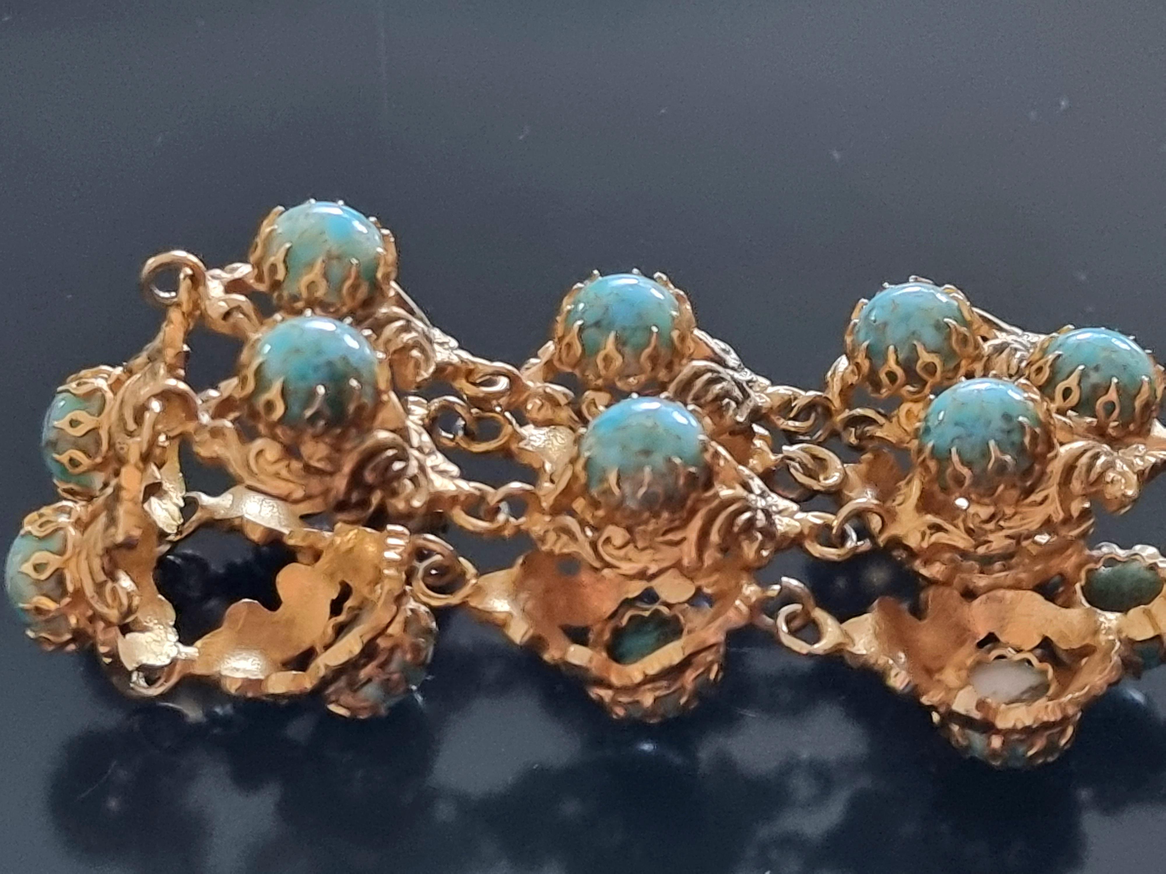 Giuliano FRATTI Milan, magnifique BRACELET ancien, vintage des années 50s 11