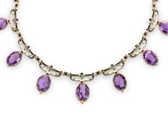 Giuliano Renaissance Revival Amethyst-Halskette