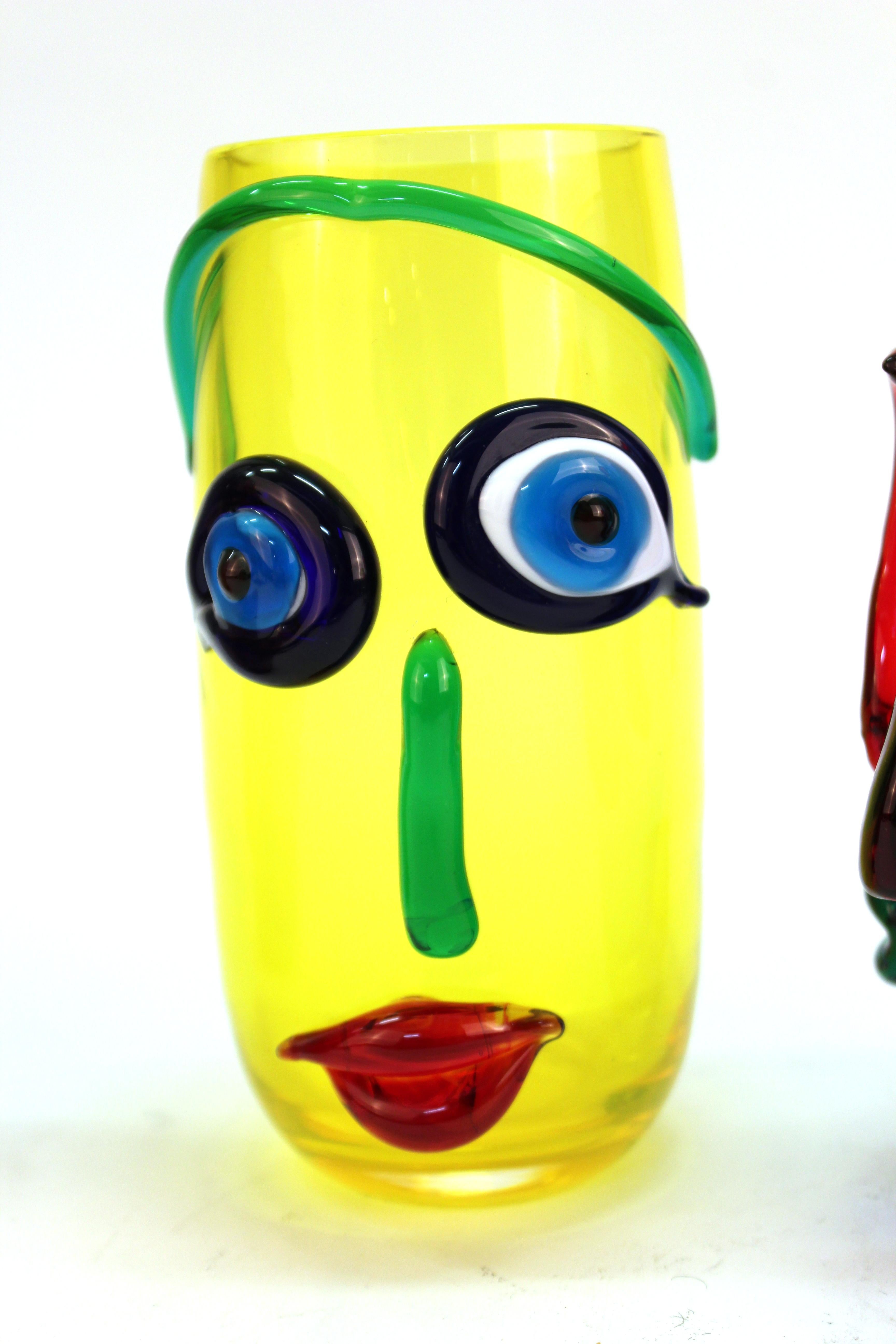 Giuliano Tosi 'Pablo' Murano Glass Decanter and Tumbler Set 3