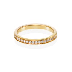 Giulians 18 karat Yellow Gold and White Diamond Ring