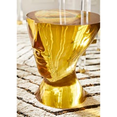 Giuliette Sculptural Lucite Table