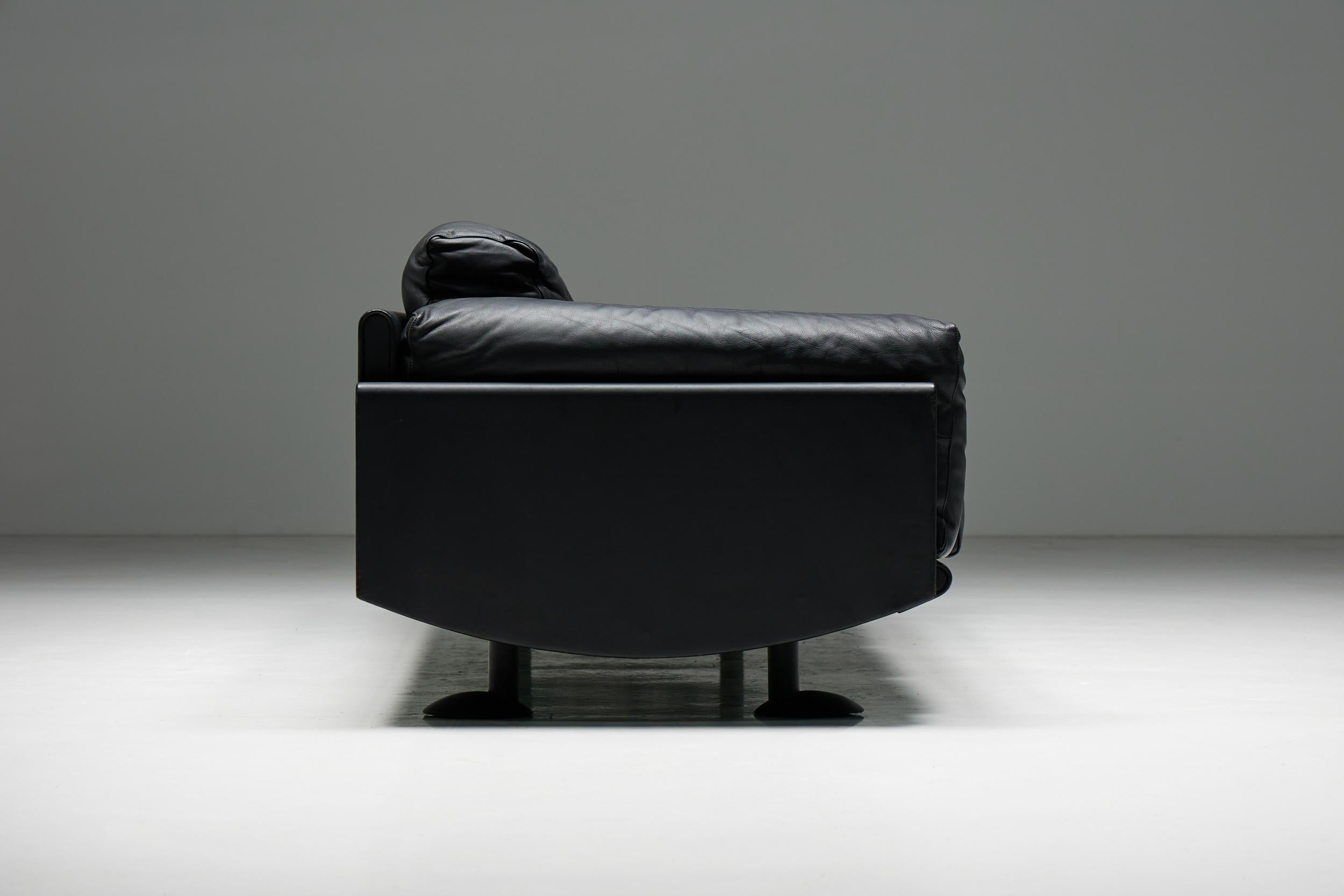 Italian Giulio 3-seat Sofa by Afra and Tobia Scarpa for Meritalia, Italy, 1980s 