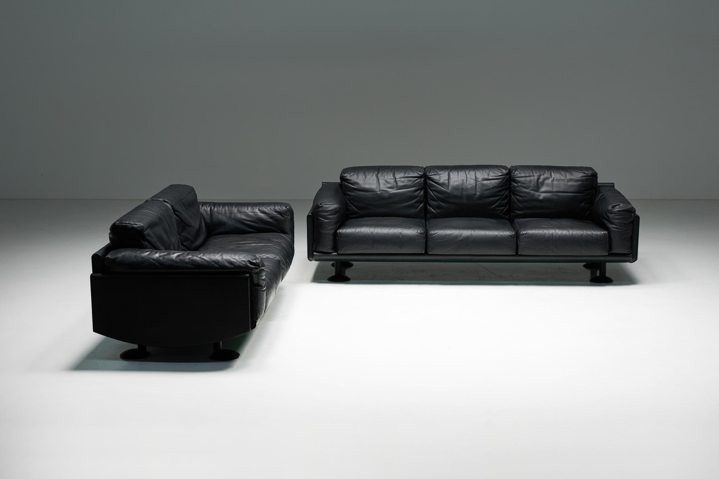 Giulio 3-seat Sofa by Afra and Tobia Scarpa for Meritalia, Italy, 1980s  2